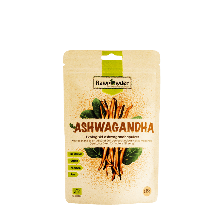 Rawpowder Økologisk Ashwagandhapulver 125 g