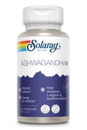 Solaray Ashwagandha + 60 kapsler