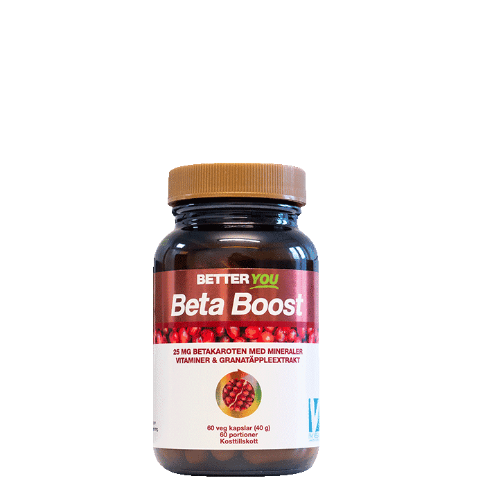 Better You Beta Boost Betakaroten 25 mg, 60 kapsler