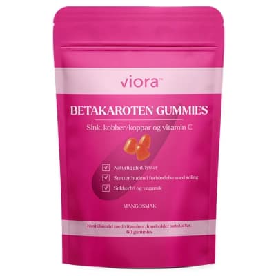 Viora Betakaroten Gummies, 60 stk