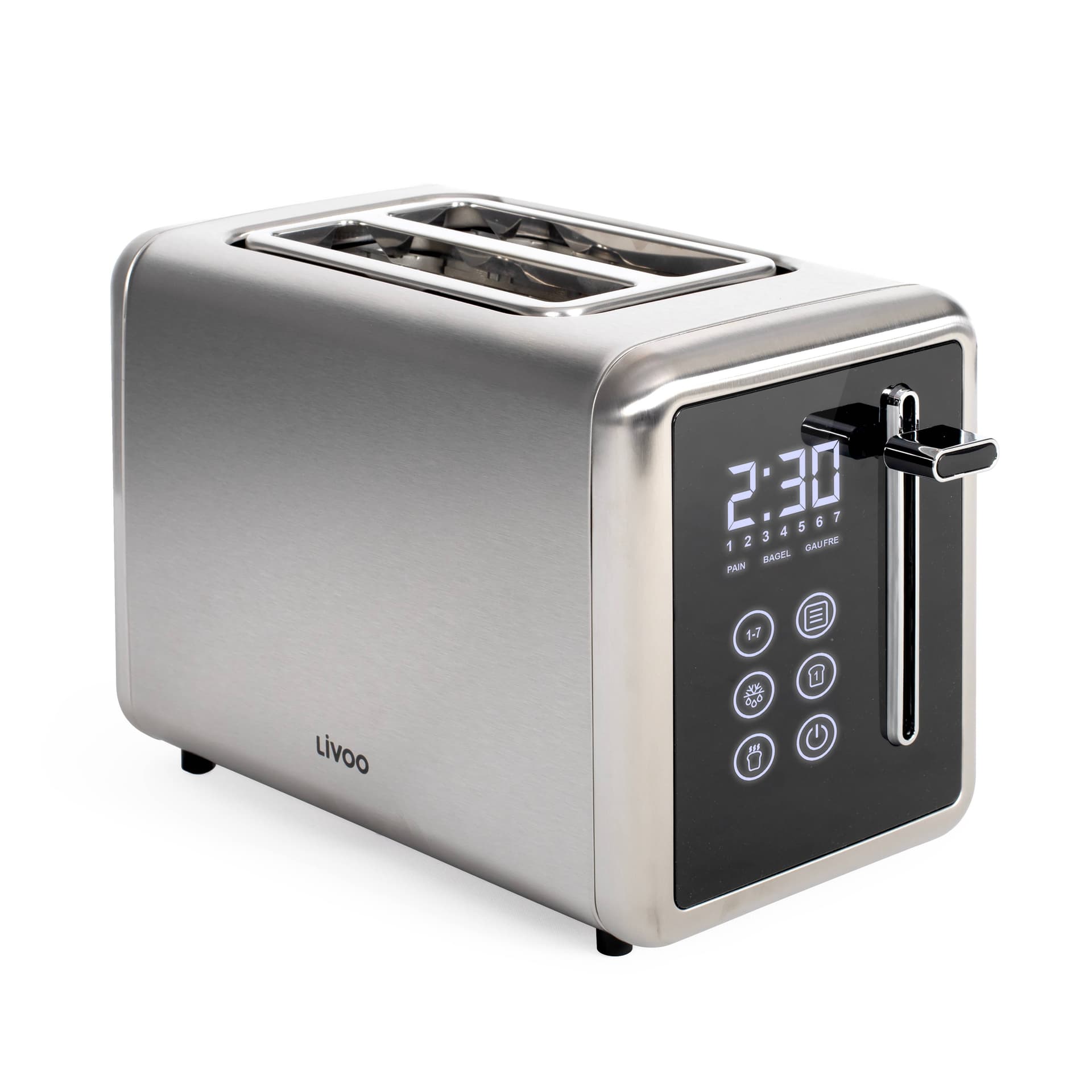 Livoo digital brødrister med justerbar termostat