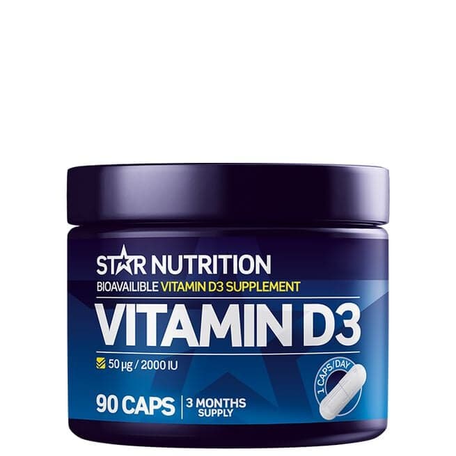 Star Nutrition Vitamin D3 90 kapsler