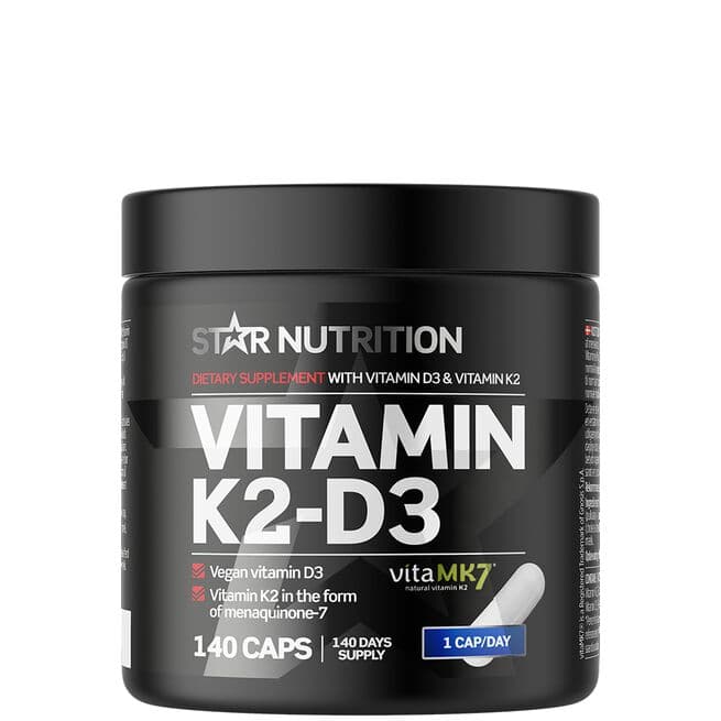 Star Nutrition Vitamin K2-D3 140 kapsler