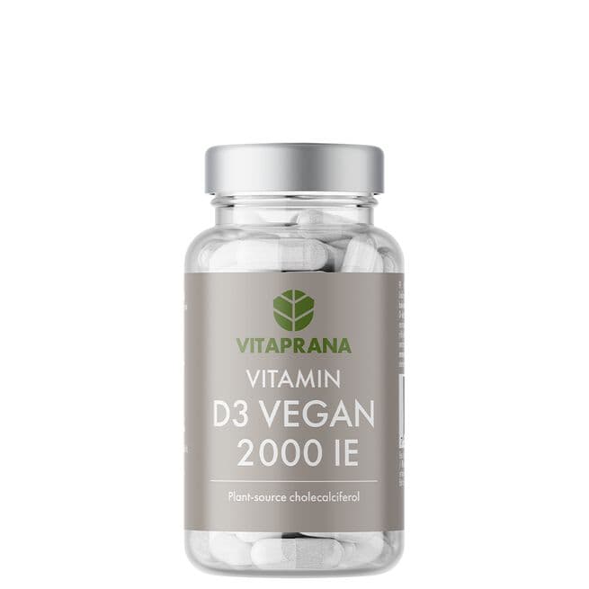 Vitaprana Vitamin D3 Vegan 2000 IE 110 kapsler