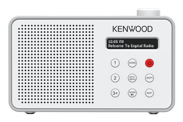 Kenwood CR-M25DAB-W, Bærbar, Digitalt, DAB+, FM, 87,5 - 108 MHz, 174928 - 239200 MHz, 3,2 W