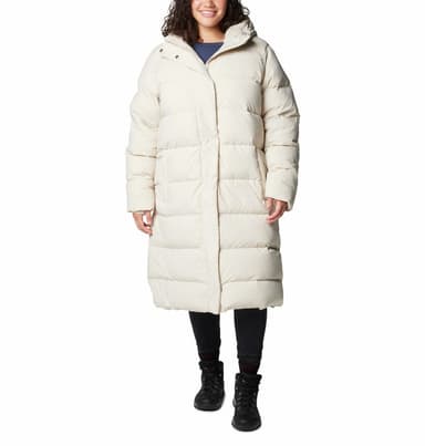 Columbia Women's Boundless Days Long Down Jacket Dark Stone