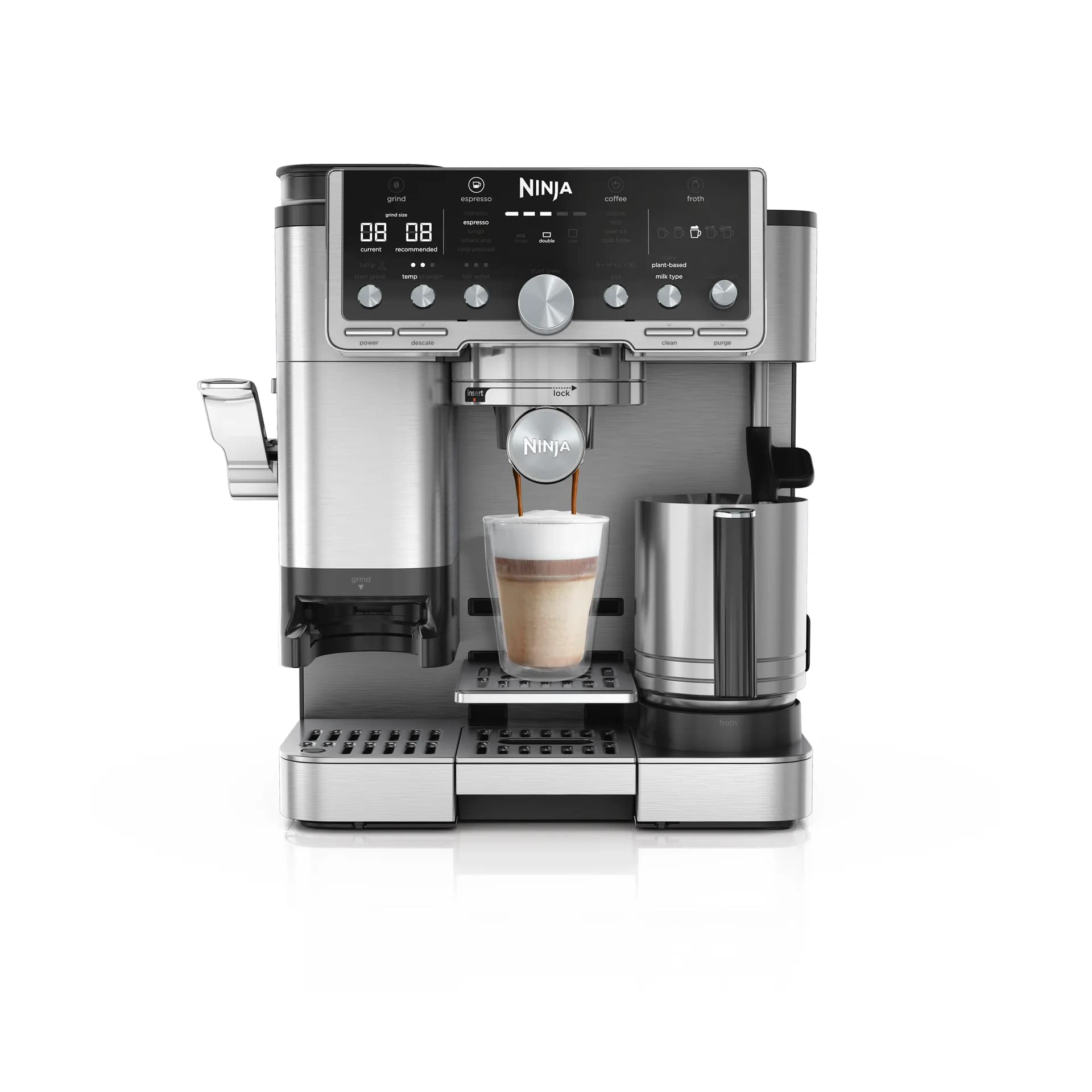 Ninja Luxe café pro series 3-i-1 espressomaskin Stainless steel