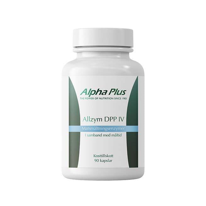Alpha Plus AllZym DPP IV, 90 kapsler