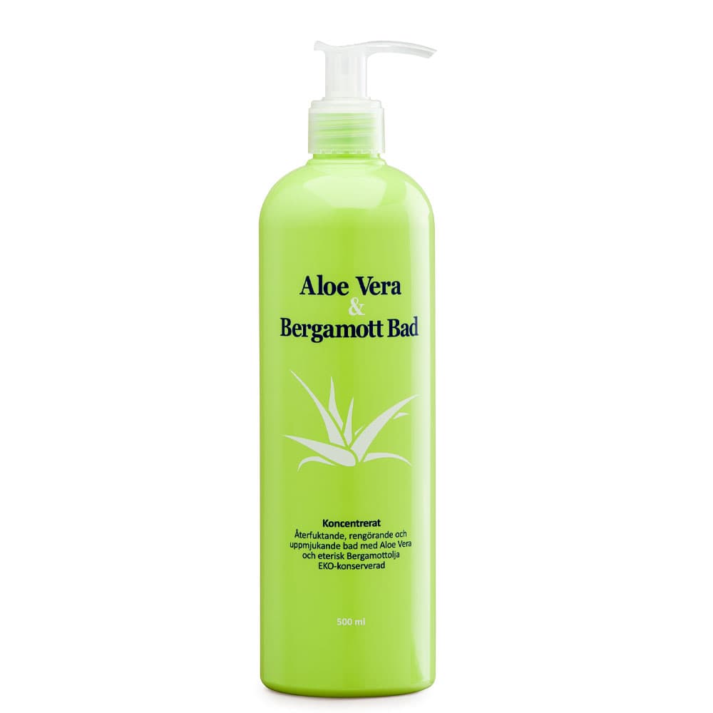 Fotspecialisten Aloe Vera- og bergamottbad - 500 ml - Mykgjørende og duftende fotbad