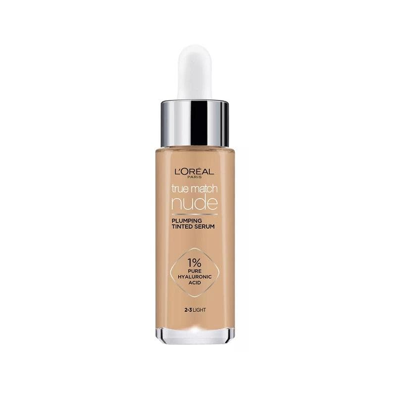 L’Oréal Paris L'Oréal True Match Nude Plumping Tinted Serum Foundation 2-3 Light 30ml