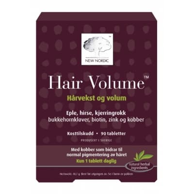 New Nordic Hair Volume, 90 tabletter
