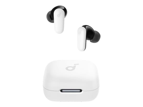 Anker Soundcore P30i - True wireless-hodetelefoner med mikrofon - i øret - Bluetooth - aktiv støydemping - hvit