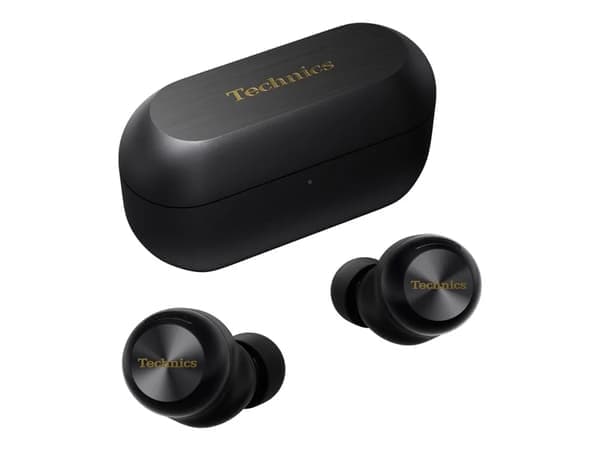 Panasonic Technics EAH-AZ100 - True wireless-hodetelefoner med mikrofon - i øret - Bluetooth - aktiv støydemping - svart