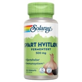Solaray Fermentert Svart Hvitløk 50 kapsler