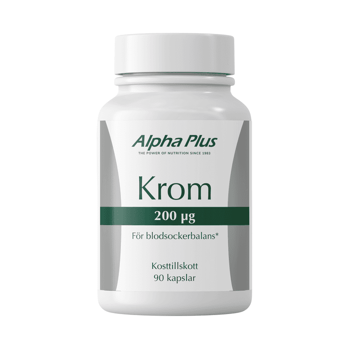 Alpha Plus Krom 200 µg 90 kapsler