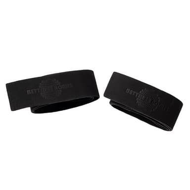 Better Bodies Gear Leather Lift Straps, Black