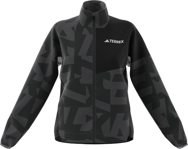 Adidas Women's Terrex Multi Printed Wind Jacket Black/carbon