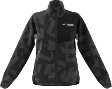 Adidas Women's Terrex Multi Printed Wind Jacket Black/carbon