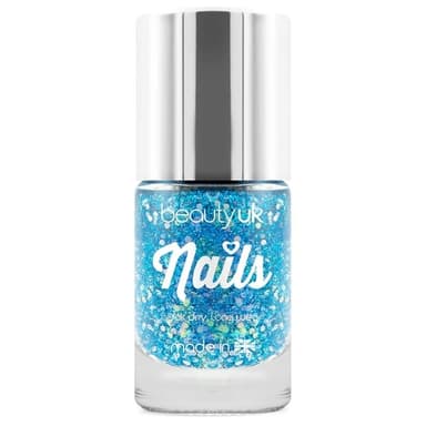 BeautyUK Beauty UK Glitter Nail Polish - Supernova Blue
