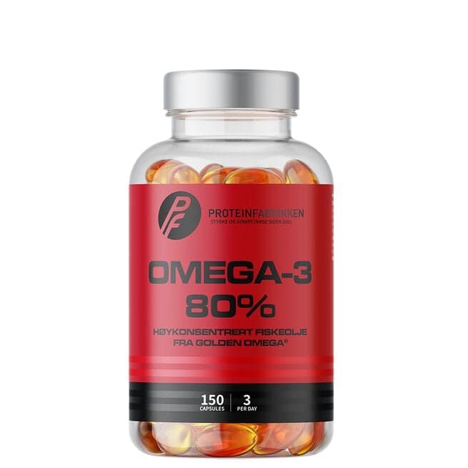 Proteinfabrikken Omega-3 80% 150 kapsler