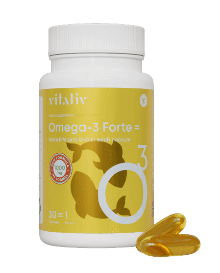 Vitaliv Omega-3 Forte 30 kapsler