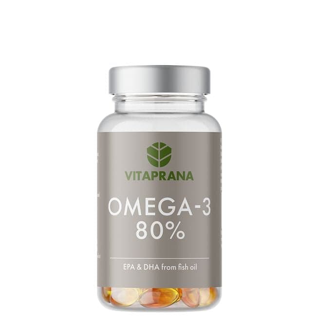 Vitaprana Omega-3 80% 100 kapsler