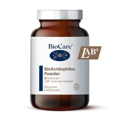 BioCare BioAcidophilus pulver, 60 g
