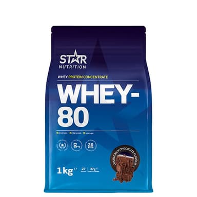 Star Nutrition Whey-80 Myseprotein 1 kg