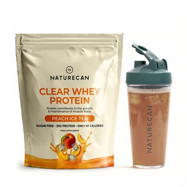 Naturecan NO Clear Whey Protein - Fersken iste / 1kg