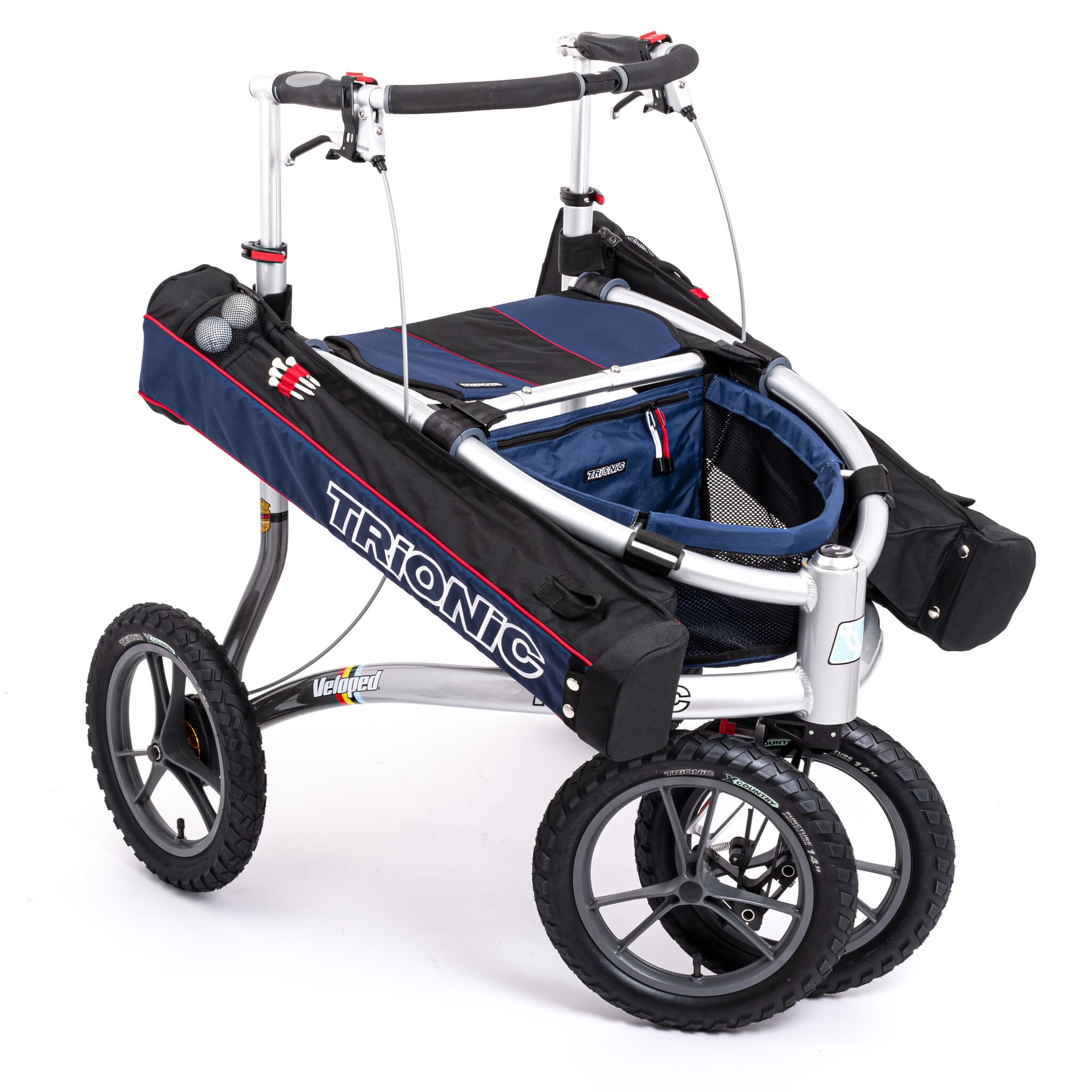 Trionic Veloped Golf 14er L navy/sort/rød