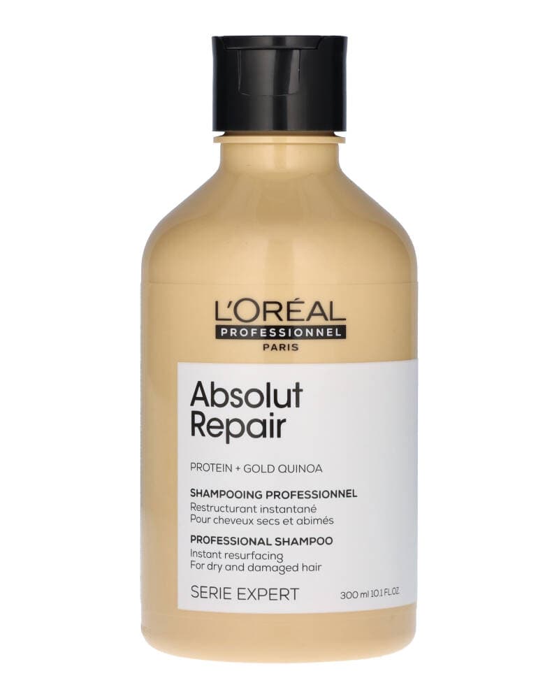L'Oréal Absolut Repair Protein + Gold Quinoa Shampoo, 300 ml