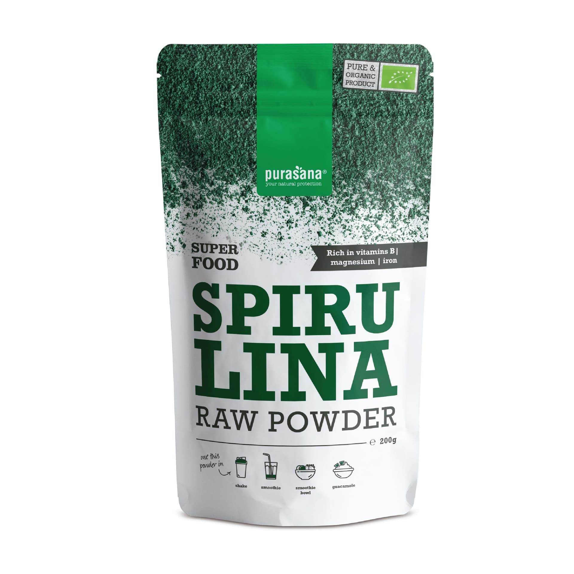 Purasana Spirulina Raw Powder