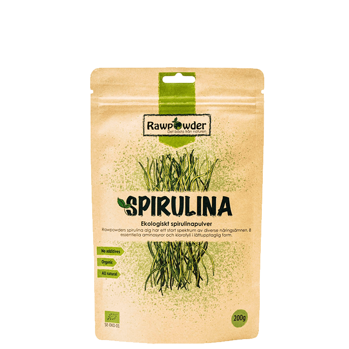 Rawpowder Økologisk Spirulinapulver 200 g