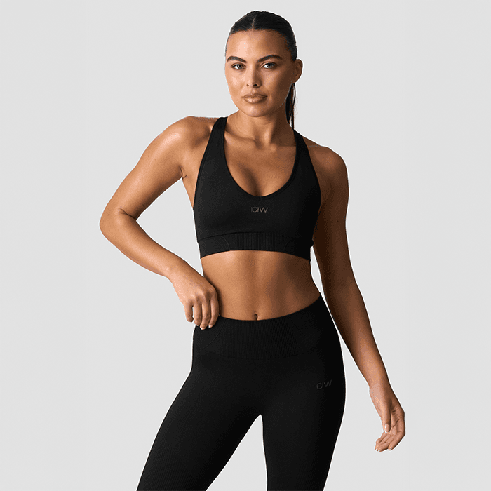 ICANIWILL Sculpt Sports-BH Svart