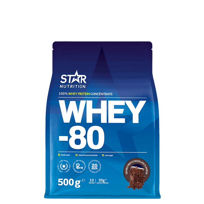Star Nutrition Whey-80 500 g Double Rich Chocolate