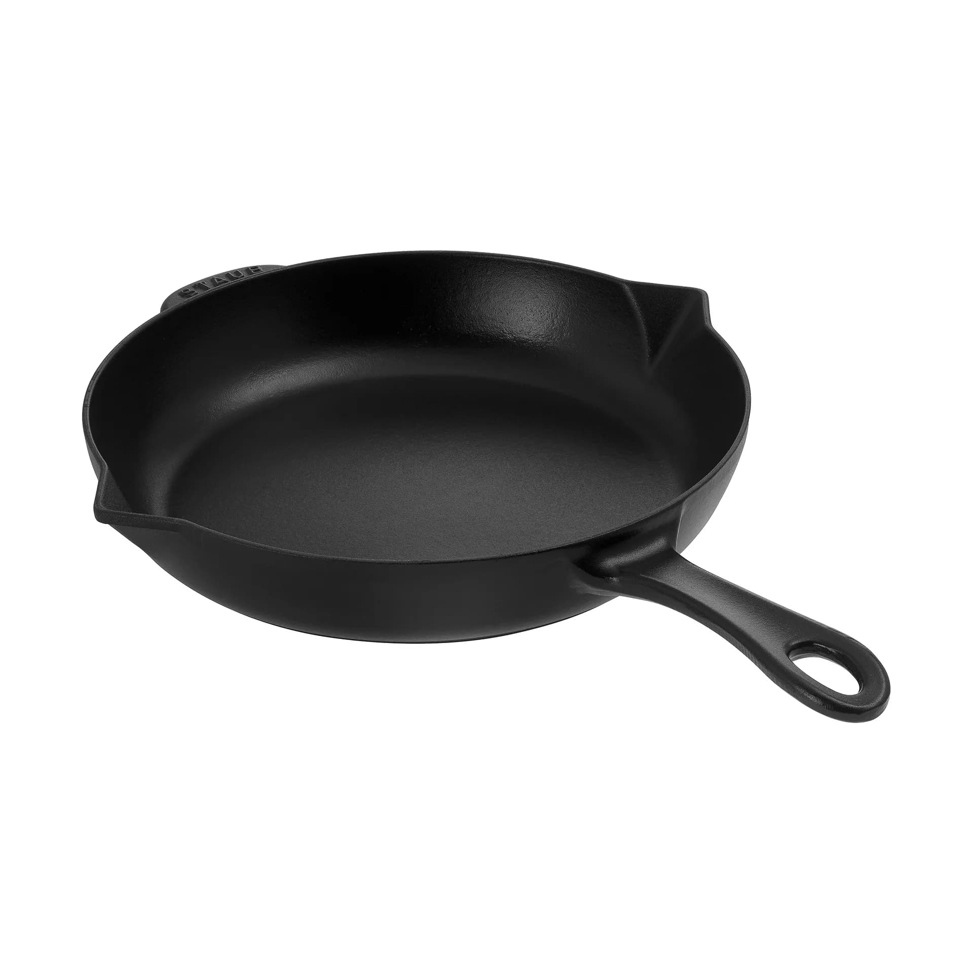 STAUB stekepanne støpejern med helletut Ø26 cm Svart