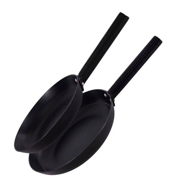 Vargen & Thor - Aska DUO støpejernspanne sett 2 deler 24+28 cm svart