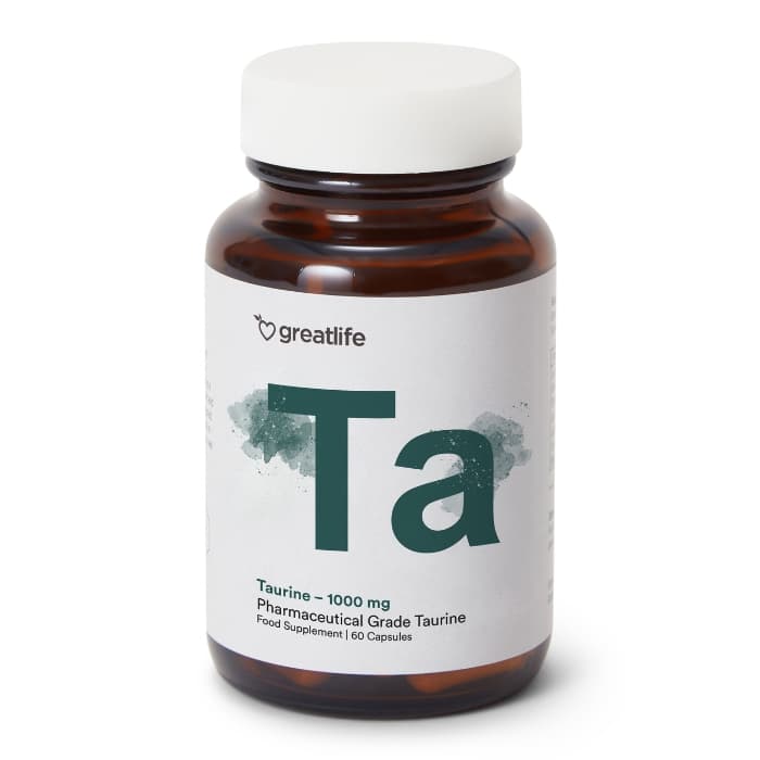 Greatlife Taurin – 1000 mg 60 kapsler