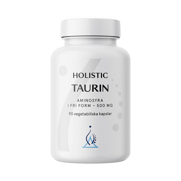 Holistic Taurin 500 mg 90 vegetabilske kapsler