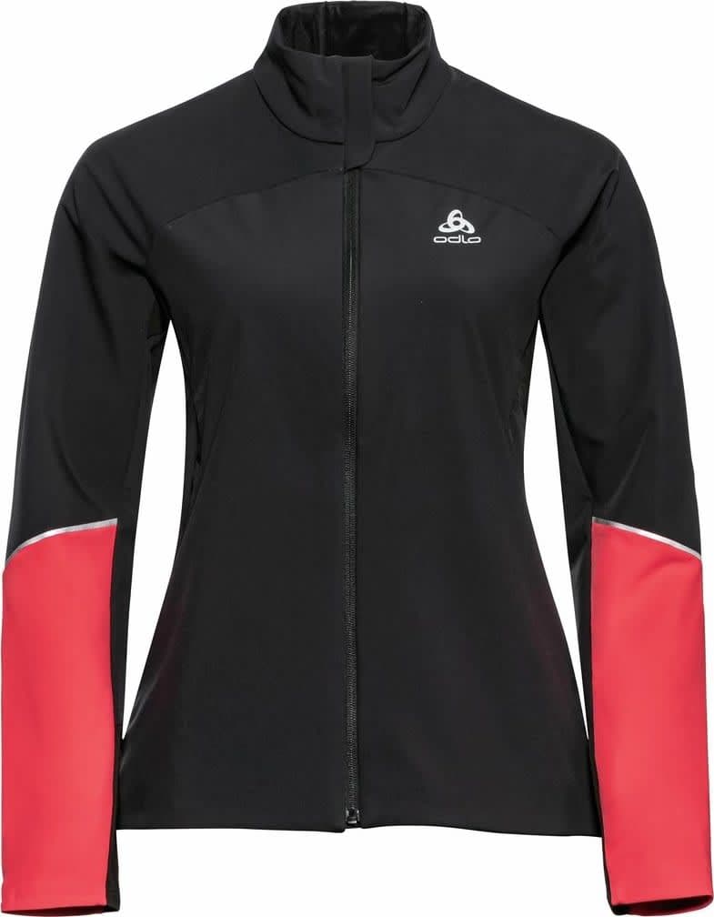 Odlo Women's Engvik Jacket Black/Poppy Red