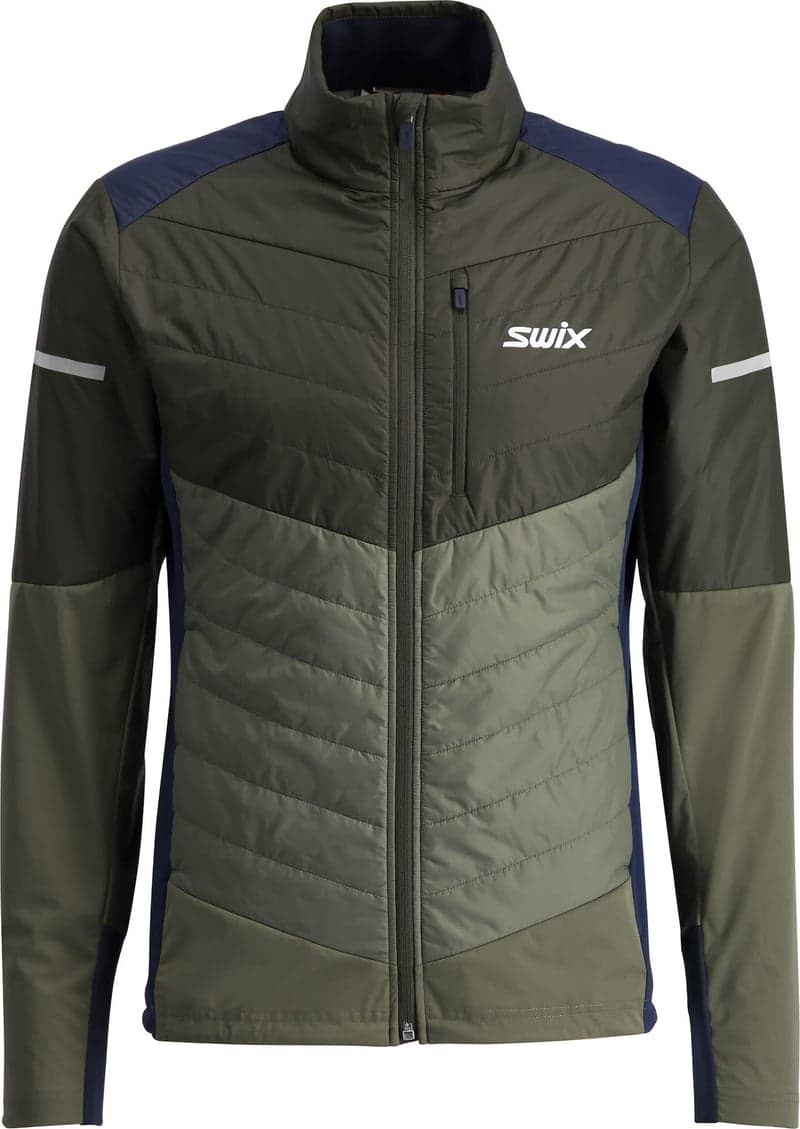 Swix Men's Dynamic Hybrid Insulated Jacket Olive/Dark Olive