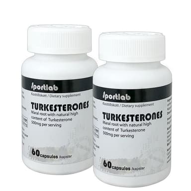 SportLab 2 x Turkesterone Testo 250 mg 60 kapsler