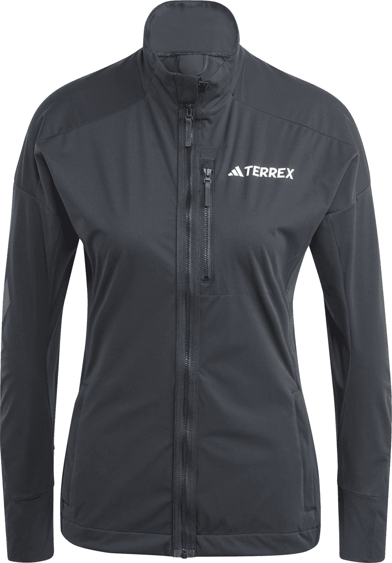 Adidas Women's Terrex Xperior Cross Country Ski Soft Shell Jacket Black