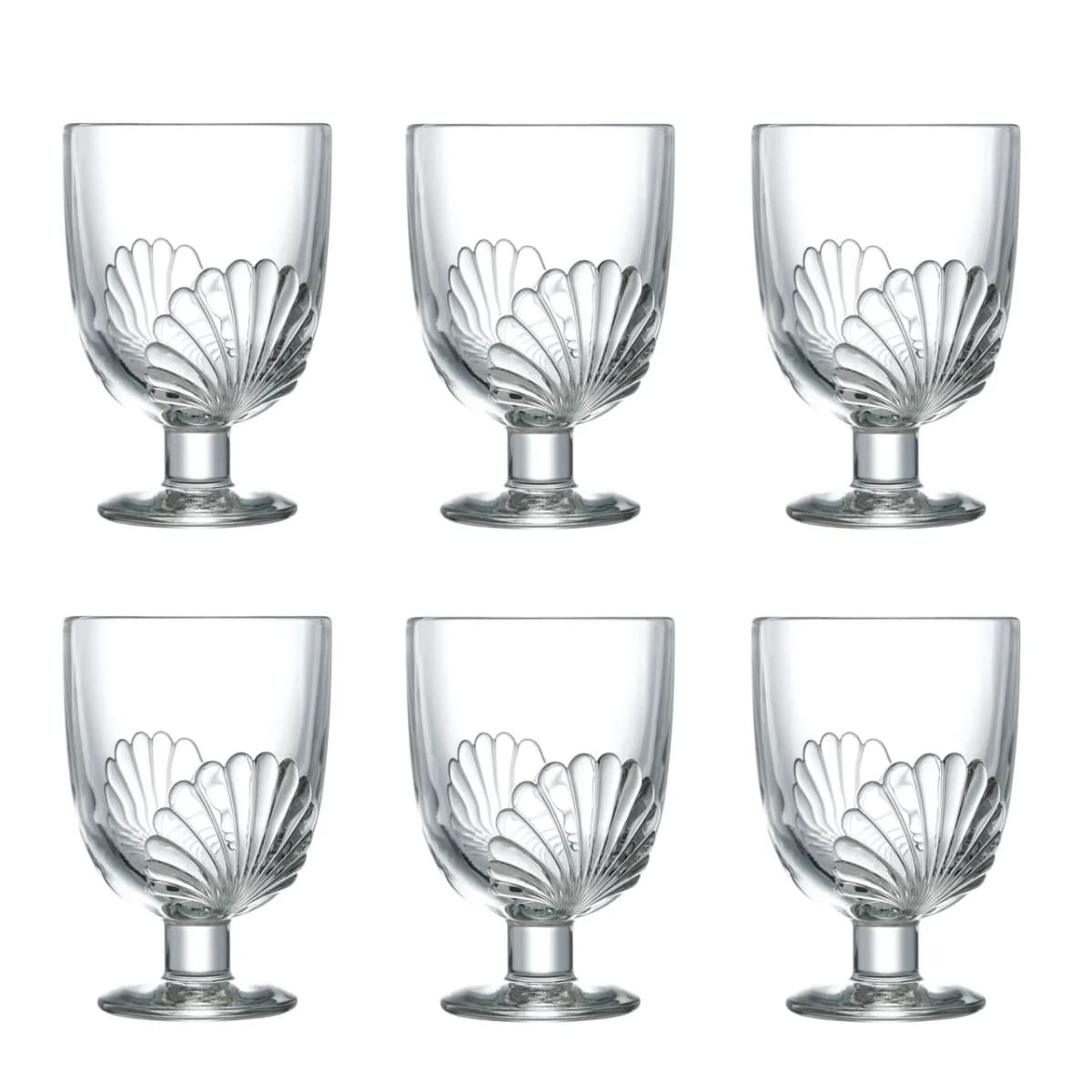 La Rochère Belle-ile vinglass 29 cl 6-stk. Transparent