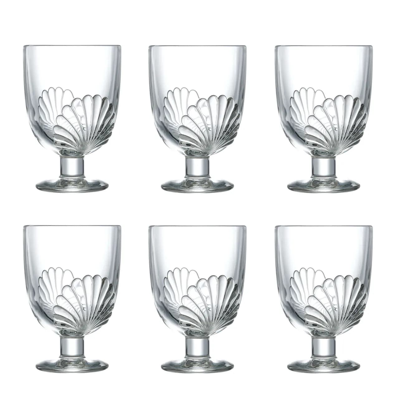 La Rochère Belle-ile vinglass 29 cl 6-stk. Transparent