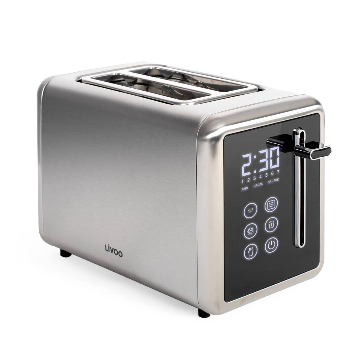 Livoo digital brødrister med justerbar termostat