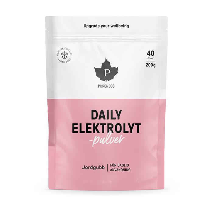 Pureness Daily Elektrolyttpulver Jordbær 200 g