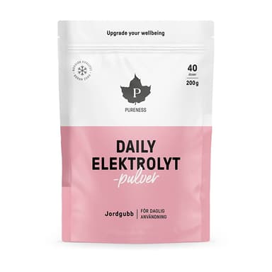 Pureness Daily Elektrolyttpulver Jordbær 200 g