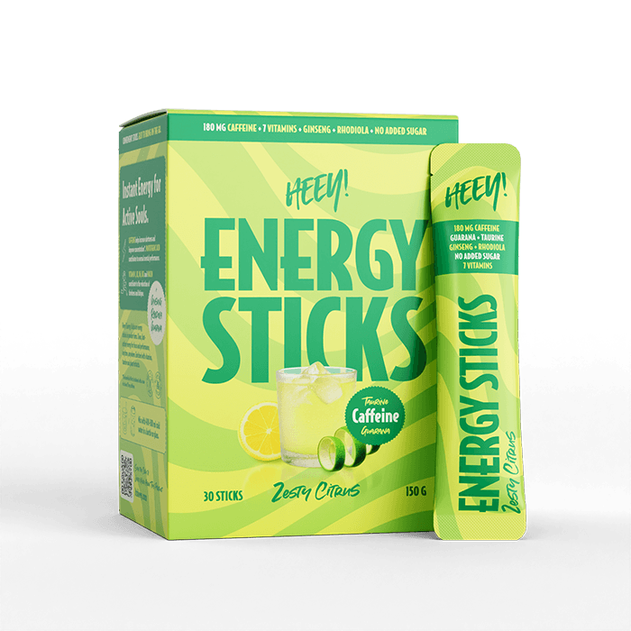 Heey! Energy Sticks Koffein + Guarana, 30 st
