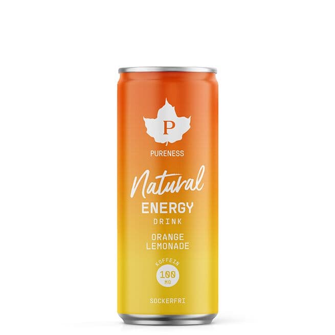 Pureness Natural Energy Drink Orange Lemonade 330 ml
